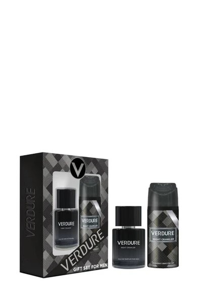 VERDURE Night Crawler Edp 100 ml Erkek Parfüm + Night Crawler Erkek Deodorant 150 ml 2'li Seti 8690954163177 ürün görseli 1