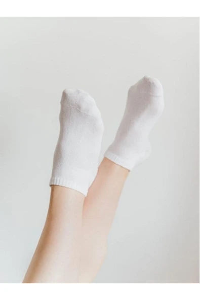 Unisex Düz 5'li Patik Çorap - Resim 6