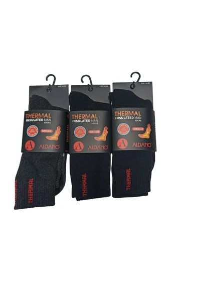 3'lü Termal Dikişsiz Insulated Socks Maksimum Sıcaklıkta Çorap 36-40 Numara ürün görseli 1