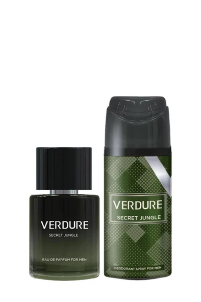 VERDURE Secret Jungle Erkek Parfüm + Deodorant 2'li Set ürün görseli 1