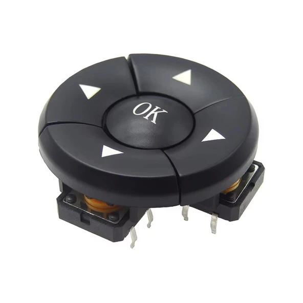 4 Yön OK 12x12mm Buton 1 Set  Navigasyon 5 Buton 5 Başlık 4 Yön Tamam Anahtar Tuş Takımı Kumanda Kontrol Otomasyon Endüstriyel Vinç Oyuncak ürün görseli 1