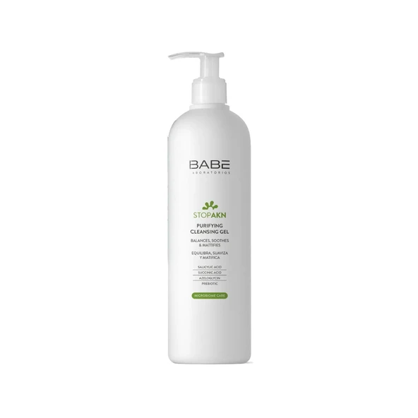 Babe Stop Akn Purifying Arındırıcı 400 ml Yüz Temizleme Jeli ürün görseli 1