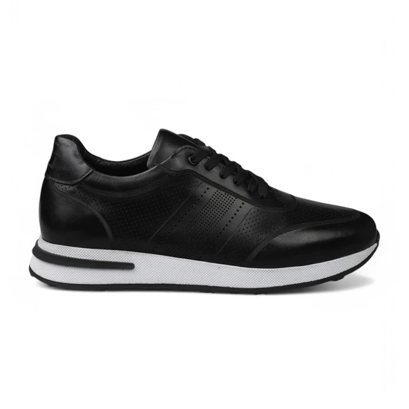 Pierre Cardin 109665 Pc Siyah Hakiki Deri Erkek Sneaker Ayakkabı ürün görseli 1