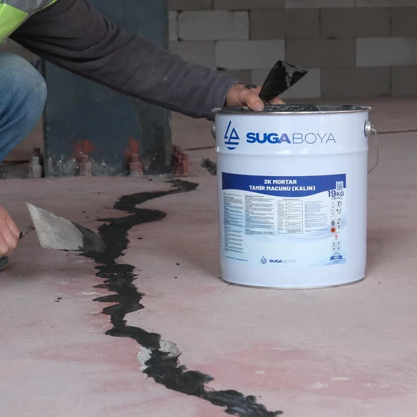 SUGA 2K MORTAR TAMİR MACUNU 15+4 KALIN - Resim 4