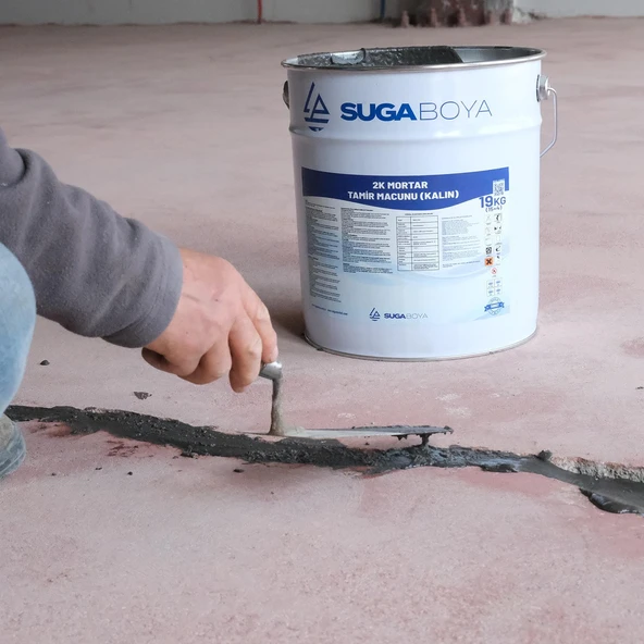 SUGA 2K MORTAR TAMİR MACUNU 15+4 KALIN - Resim 3
