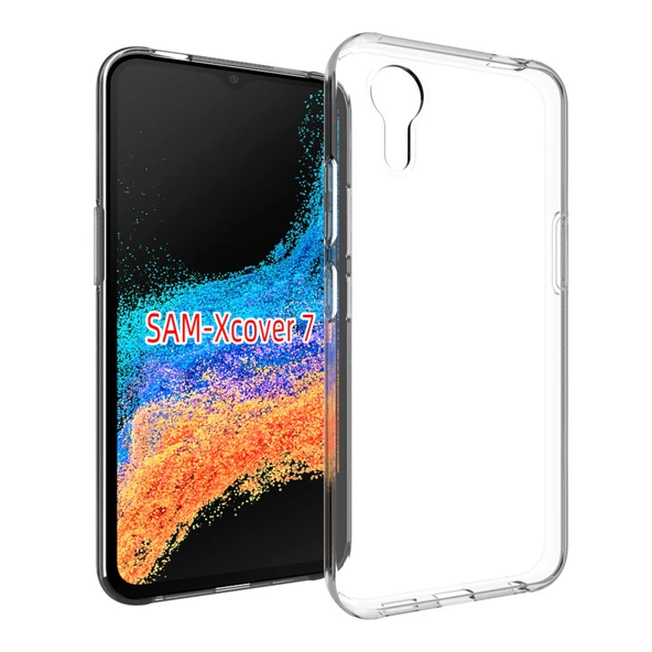 Galaxy XCover7 Kılıf Zore Süper Silikon Kapak ürün görseli 1