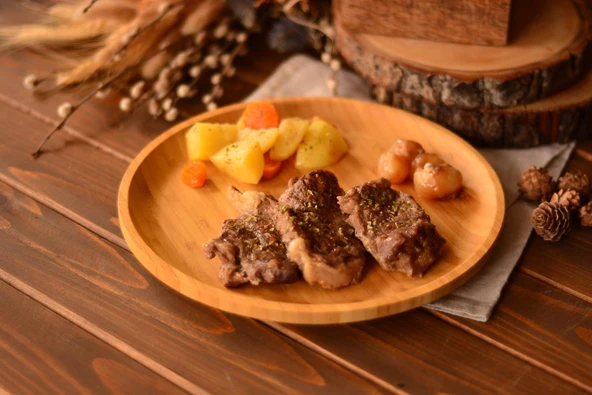 Bambum Penne Yuvarlak Tabak 25 Cm ürün görseli 1