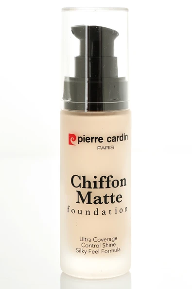 Pierre Cardin Chiffon Touch Mat Görünüm Veren Fondöten - 001 - White Porcelain ürün görseli 1