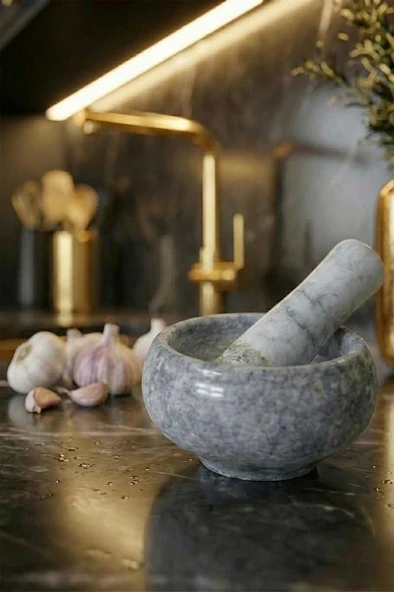 Bambum Tero - Mermer Havan Gri - Resim 3