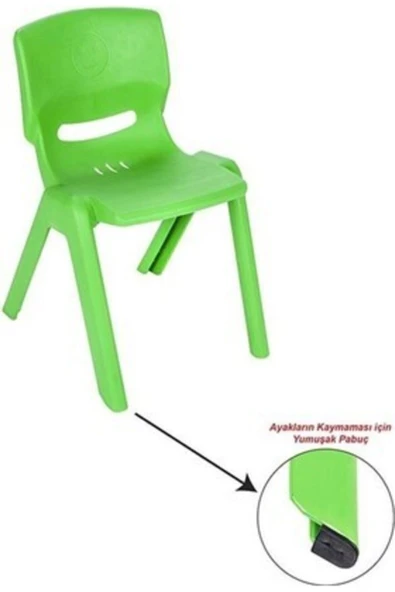 PİLSAN HAPPY SANDALYE 33 CM KOYU YEŞİL ürün görseli 1