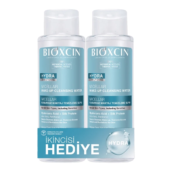 Bioxcin Hydra Micellar Kusursuz Makyaj Temizleme Suyu 2x500 ml ürün görseli 1