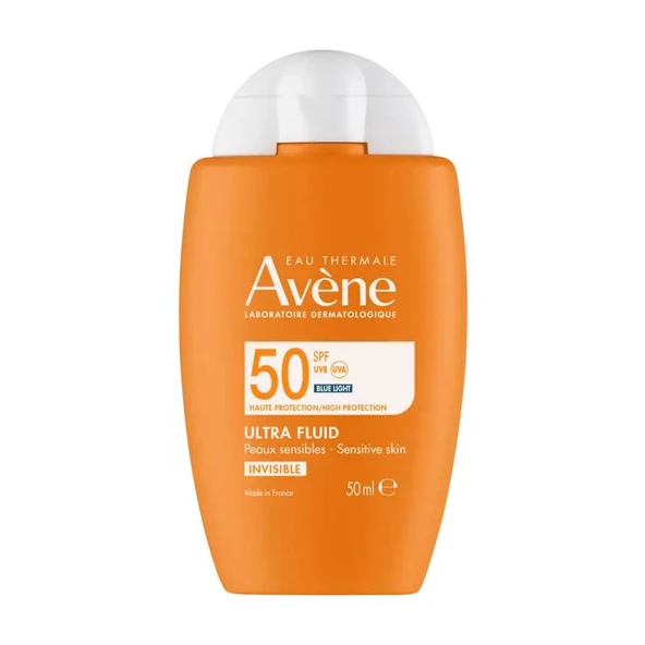 Avene Ultra Fluid Invisible SPF50 Normal ve Karma Ciltler İçin Güneş Kremi 50 ml ürün görseli 1