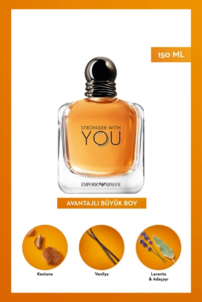 EMPORİO ARMANİ Stronger With You Edt 150 ml Erkek Parfüm 3614271992727 ürün görseli 1