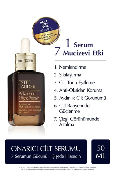 ESTEE LAUDER Yaşlanma Karşıtı Serum - Advanced Night Repair Onarıcı Gece Serumu 50 ml ürün görseli 1