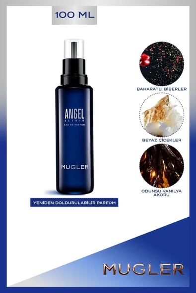 MUGLER Angel Elixir Edp Refill 100 Ml Kadın Parfüm 3614273764896 ürün görseli 1