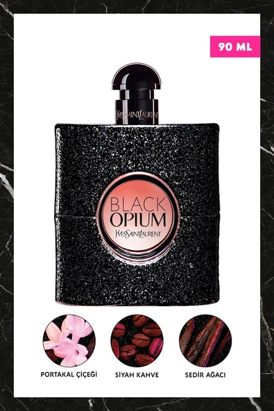 YVES SAİNT LAURENT Black Opium Edp 90 ml Kadın Parfüm 3365440787971 ürün görseli 1