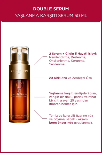 CLARİNS Double Serum 50 ml ürün görseli 1