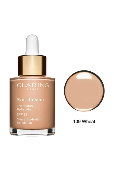CLARİNS Skin Illusion Natural Foundation 109 Wheat ürün görseli 1