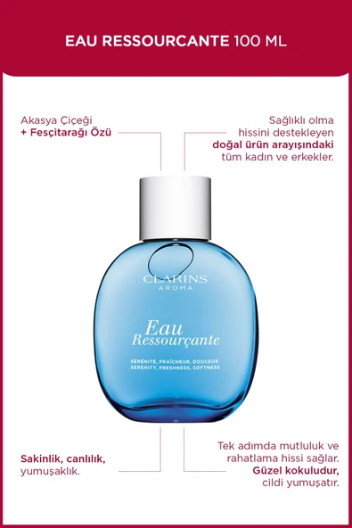 CLARİNS Eau Ressourçante 100 ml Vücut Spreyi ürün görseli 1