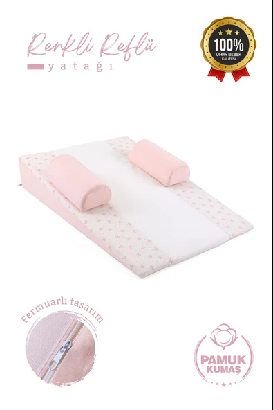 Bebek Reflü Yatağı (Bebepembe) Yıkanabilir Kılıflı, Ortopedik, Ana Kucağı ürün görseli 1