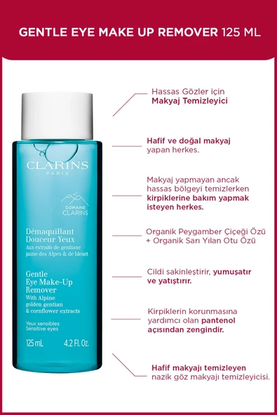 CLARİNS Gentle Eye Make-up Remover 125ml ürün görseli 1