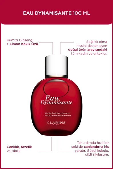CLARİNS Eau Dynamisante Vücut Spreyi 100ml ürün görseli 1