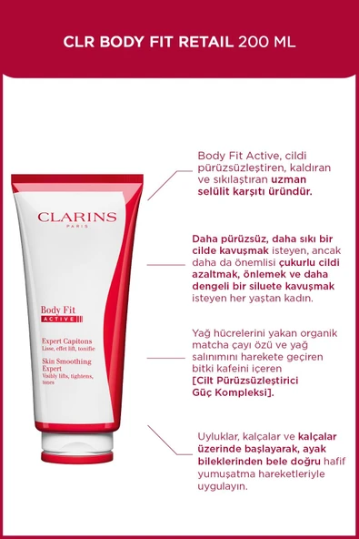 CLARİNS Body Fit 200 ml - Selülit Görünümünü %35 Azaltan Krem 200 ml ürün görseli 1