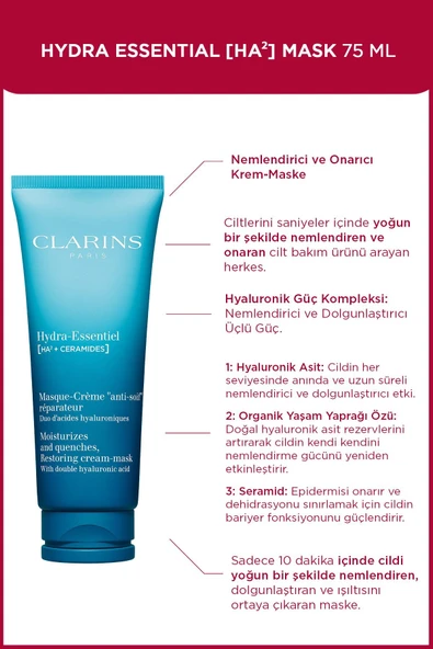 CLARİNS HYDRA ESSENTIAL [HA²] MASK 75ML ürün görseli 1