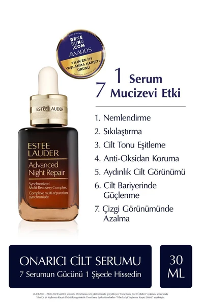 ESTEE LAUDER Yaşlanma Karşıtı Cilt Serumu - Advanced Night Repair Onarıcı Gece Serumu - 30 ml ürün görseli 1