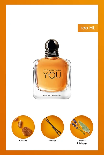 EMPORİO ARMANİ Stronger With You Edt 100 Ml Erkek Parfüm 3605522040588 ürün görseli 1