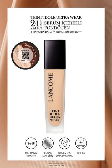 LANCOME Teint Idole Ultra Wear 24 Saat Kalıcı Fondöten 105w 3614273792349 ürün görseli 1