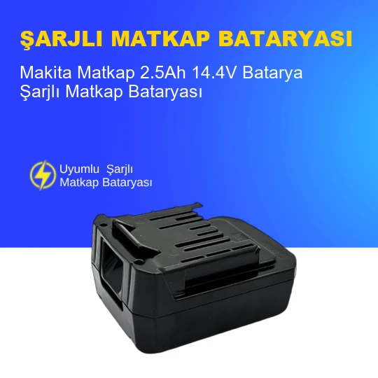 Makita Matkap  2.5Ah 14.4V  Batarya – Orjinal Uyumlu Uzun Ömürlü, Yüksek Performans Pil ürün görseli 1
