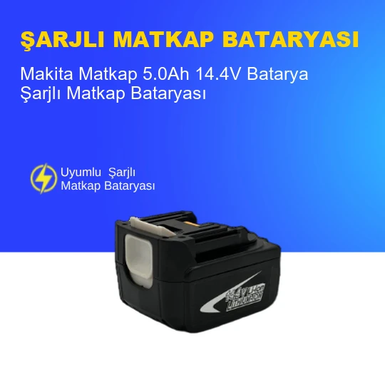 Makita Matkap  5.0Ah 14.4V  Batarya – Orjinal Uyumlu Uzun Ömürlü, Yüksek Performans Pil ürün görseli 1