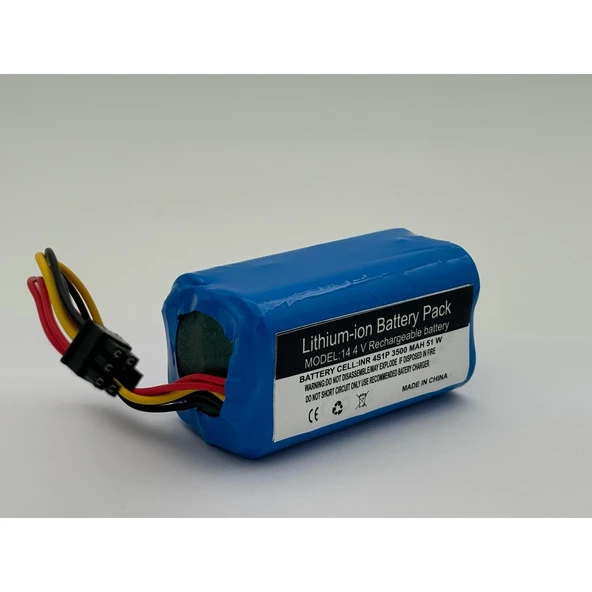 360 S10  Robot Süpürge 3500 mAh 14.4 V  Batarya – Orjinal Uyumlu Uzun Ömürlü, Yüksek Performans Pil ürün görseli 1