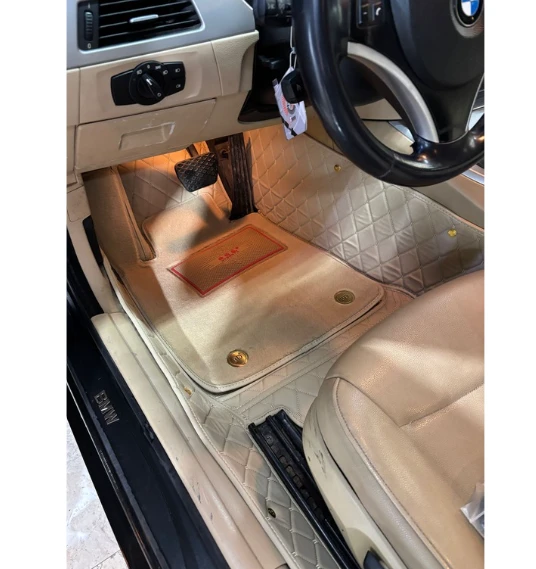 Bmw 320d 2004-2008 Arası Araca Özel 8d Çift Katmanlı Havuzlu Paspas Takımı ürün görseli 1