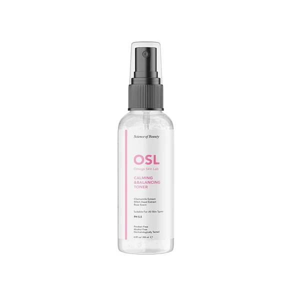 Omega Skin Lab Yatıştırıcı ve Dengeleyici Tonik 200 ml ürün görseli 1