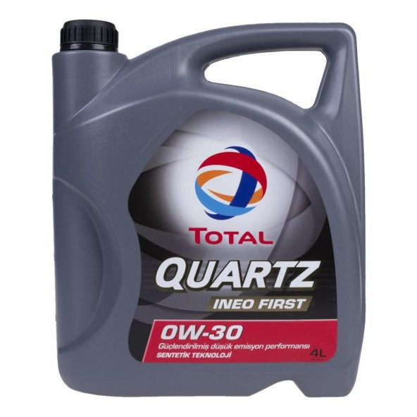 Total Quartz Ineo First 0W-30 4 Lt Partiküllü Motor Yağı ürün görseli 1