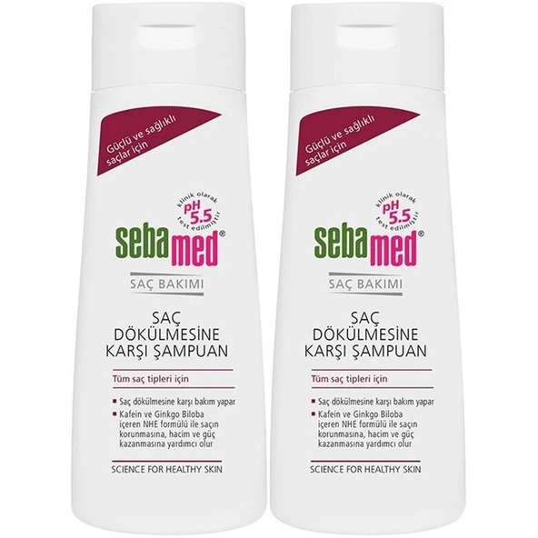 Sebamed Şampuan 200ML Saç Dökülmesine Karşı (Tüm Saç Tipleri için) (2 Li Set) ürün görseli 1