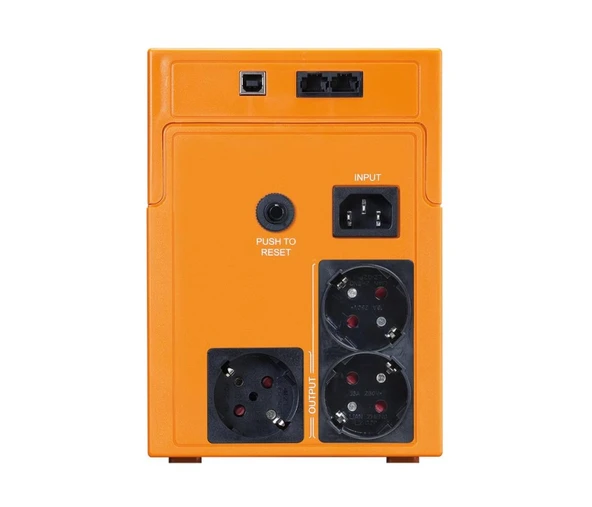 Makelsan Lion 1200 VA Line Interactive Lcd Ekran 2-7Ah Akü - Resim 2