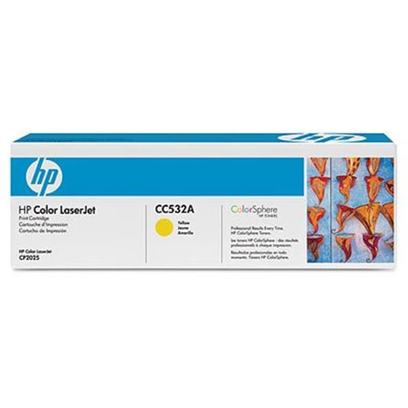 HP 304A Yellow Sarı 2.800 Sayfa Toner CC532A ürün görseli 1