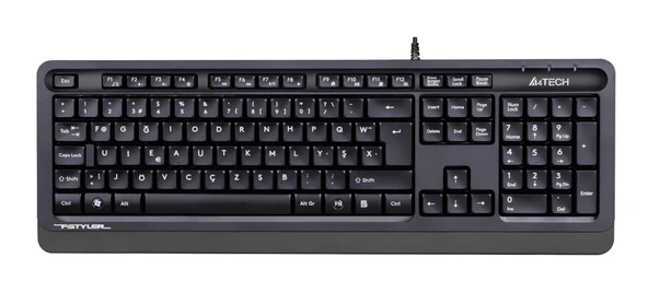 A4 Tech Fk10 F Usb Fsytyler Gri Tr Fn-Multimedya Klavye ürün görseli 1