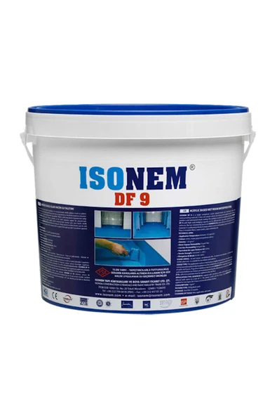 Isonem DF-9 Akrilik Islak Hacim Su Yalıtımı 10 kg Mavi ürün görseli 1