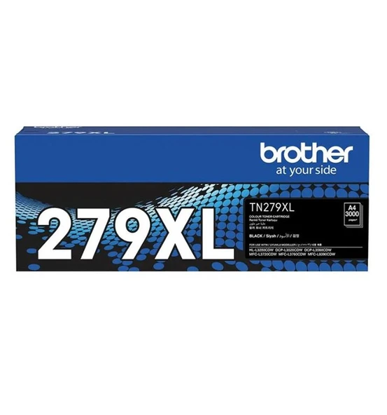 Brother TN-279XLBK Black Siyah Toner HL-L3280CDW  DCP-L3520-3560 MFC-L3720-3760-8390 3.000 Sayfa ürün görseli 1
