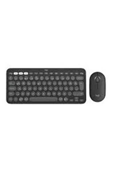 Logitech 920-012245 Grafit Pebble 2 Combo Çoklu Sessiz Kablosuz Türkçe Q Klavye Mouse Seti ürün görseli 1