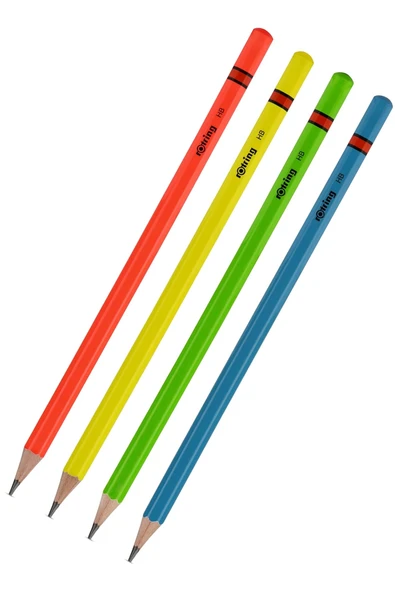Rotring neon kurşun kalem 4 lü paket 1 adet ürün görseli 1