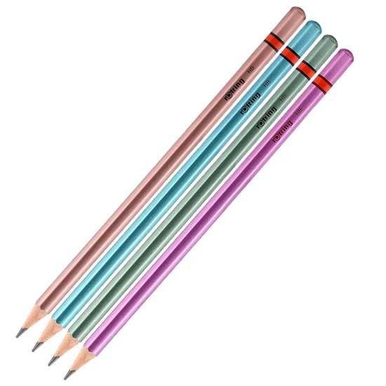 Rotring metalik kurşun kalem 4 lü paket 1 adet ürün görseli 1
