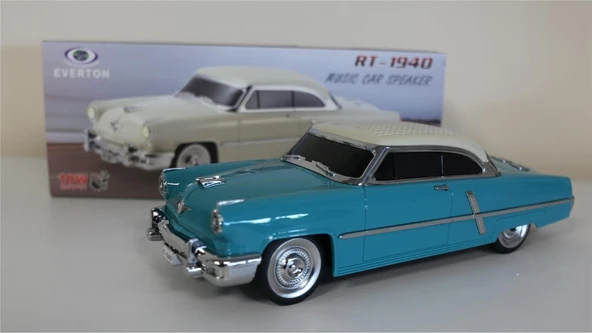 EVERTON RT-1940 Zümrüt  Bluetooth Fm-Usb-Tf-Aux Şarjlı Nostaljik Radyo ürün görseli 1