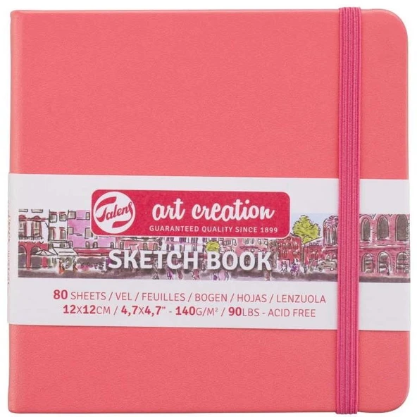 TALENS ART SKETCH BLOCK  CORAL 12X12 140gr ürün görseli 1