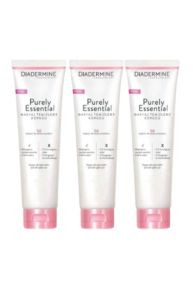 DİADERMİNE Makyaj Temizleme Köpüğü 150 ml X 3 Adet ürün görseli 1