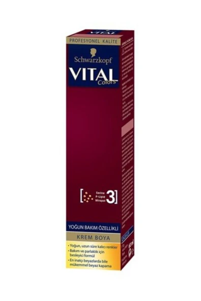 VİTAL Vıtal Colors Tüp Boya  5-889 Şarap Kızılı ürün görseli 1